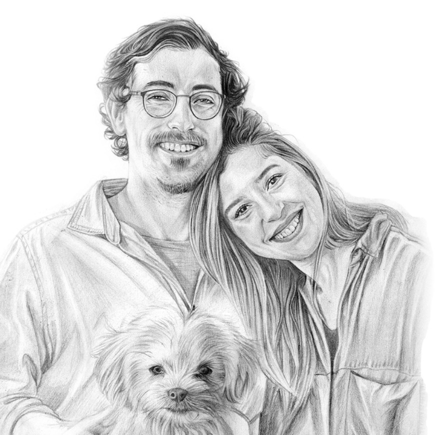 Colorful Custom Portrait Family Art Illustration Perfect Gift - Etsy